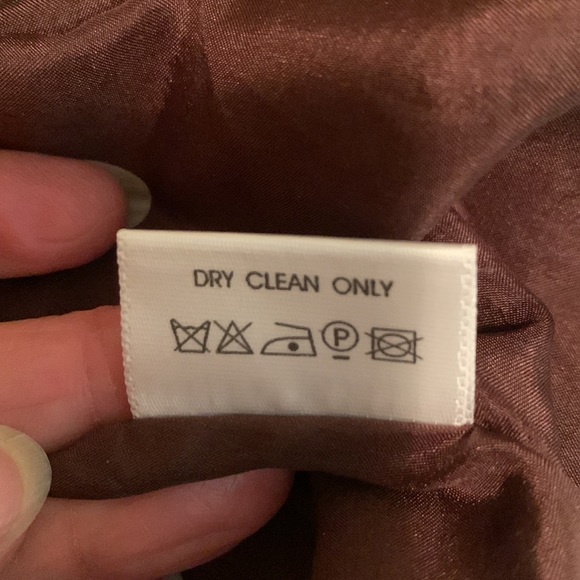 LK BENNETT dress size 6 US brown 100% silk calf length - Picture 9 of 14